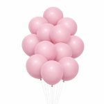 Σετ Μπαλόνια - Παστέλ Baby Pink Χρώμα 12 τεμ