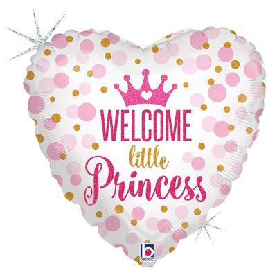18'' Μπαλόνι γέννησης Καρδιά Little Princess