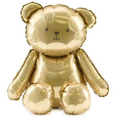 21 Standing Μπαλόνι Χρυσό Αρκουδάκι
