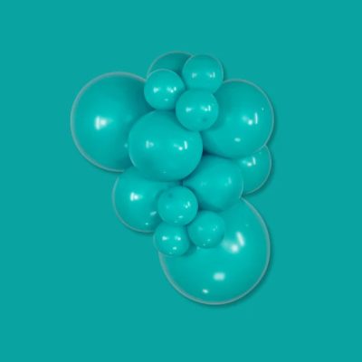 5 Τιρκουάζ Καραϊβικής λάτεξ Μπαλόνι 100 τεμ