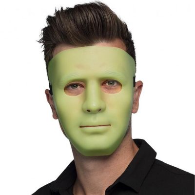 Αποκριάτικη Πράσινη Μάσκα glow in the dark