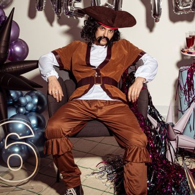 Αποκριάτικο Σετ - Περούκα και Μουστάκι