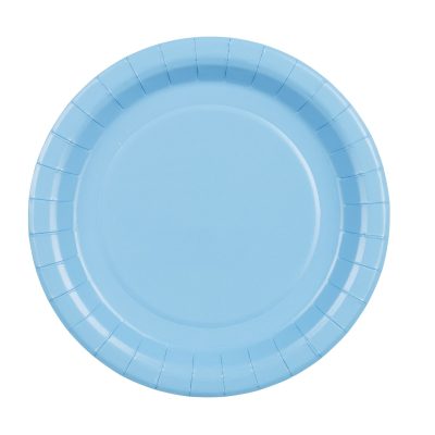Χάρτινα Πιάτα γλυκού - Γαλάζια 6 τεμ