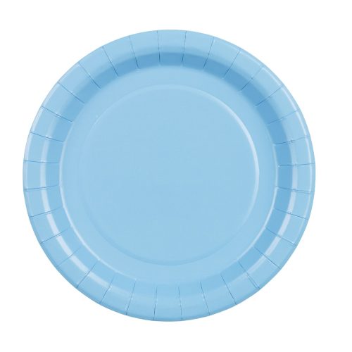 Χάρτινα Πιάτα γλυκού - Γαλάζια 6 τεμ