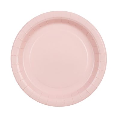 Χάρτινα Πιάτα γλυκού - Ροζ 6 τεμ