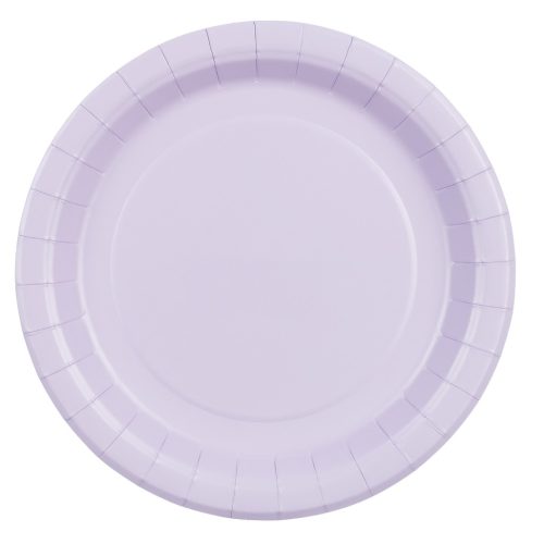 Χάρτινα Πιάτα φαγητού - Λιλά 6 τεμ