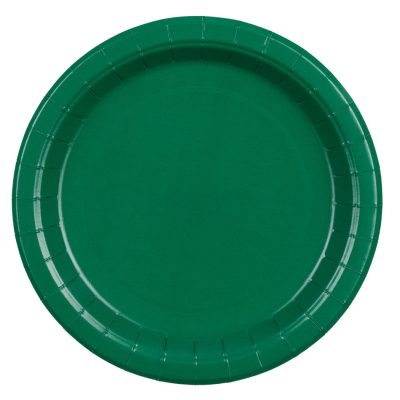Χάρτινα Πιάτα φαγητού - Πράσινο 6 τεμ