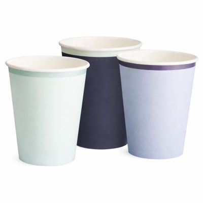 Χάρτινα Ποτήρια - Μπλε mix 8 τεμ