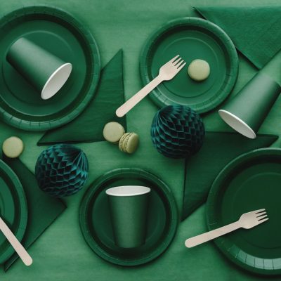 Χαρτοπετσέτες - Σκούρο Πράσινο 20 τεμ