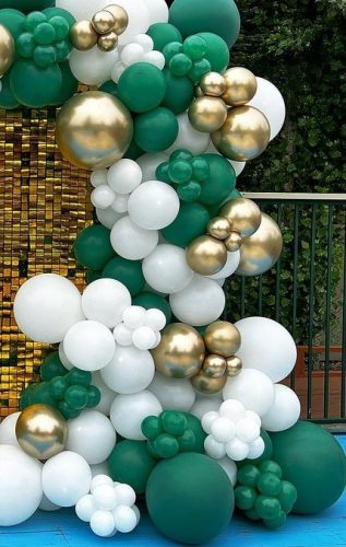 Forest Green λάτεξ Μπαλόνι