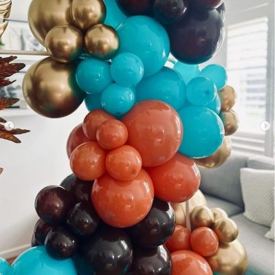 Γαλάζιο Καραϊβικής Λάτεξ Μπαλόνι