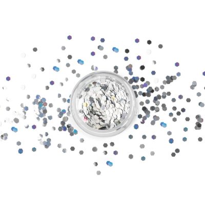 Γκλίτερ Προσώπου - Ασημί holographic 16 g