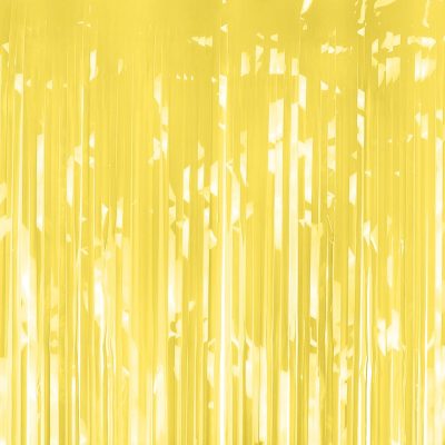 Κίτρινη Κουρτίνα πάρτυ 200x100cm