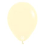 Κίτρινο Pastel Matte λάτεξ Μπαλόνι
