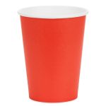 Κόκκινα Χάρτινα Ποτήρια 6 τεμ