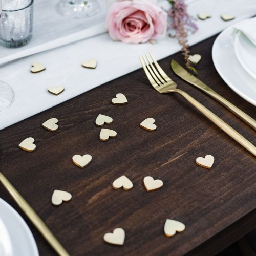 Ξύλινες Καρδιές 2cm 50 τεμ