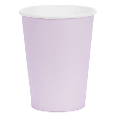 Λιλά Χάρτινα Ποτήρια 6 τεμ