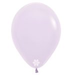 Λιλά Pastel Matte λάτεξ Μπαλόνι