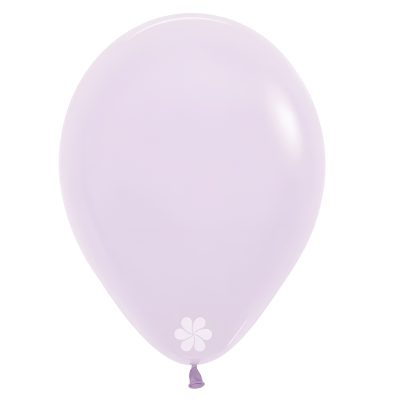 Λιλά Pastel Matte λάτεξ Μπαλόνι