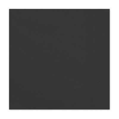 Μαύρες Χαρτοπετσέτες 20 τεμ