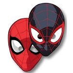 Μάσκες Spiderman Χάρτινες 6 τεμ