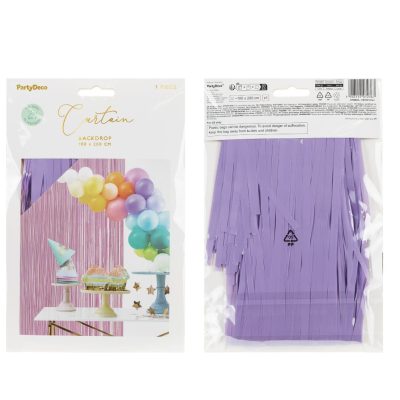 Μοβ Κουρτίνα πάρτυ 200x100cm