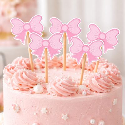 Οδοντογλυφίδες - Ροζ Φιόγκος 25 τεμ