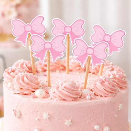 Οδοντογλυφίδες - Ροζ Φιόγκος 25 τεμ