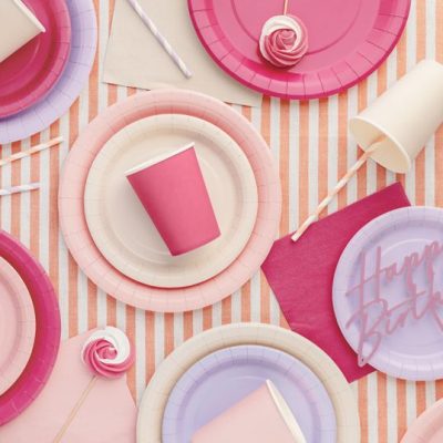 Φούξια Χάρτινα Ποτήρια 6 τεμ