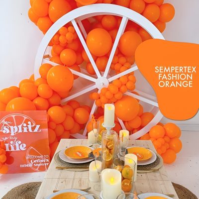 Πορτοκαλί Κεραμιδί Λάτεξ μπαλόνι