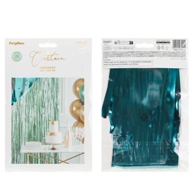 Πράσινη Κουρτίνα Πάρτυ 200x100cm