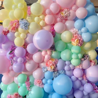 Ροζ παστέλ Matte λάτεξ Μπαλόνι