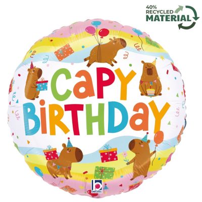 18'' Μπαλόνι Capybara Birthday