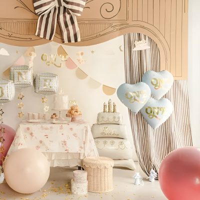 18'' Μπαλόνι Καρδιά ''One'' Απαλό Γαλάζιο