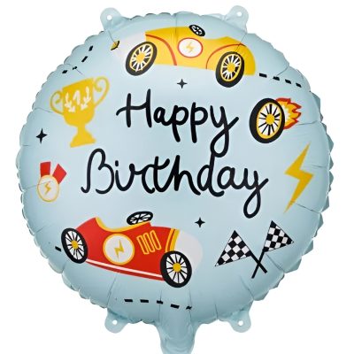 18'' Μπαλόνι Στρογγυλό Αγωνιστικό Happy Birthday