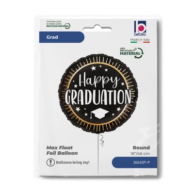 18'' Μπαλόνι Στρογγυλό Happy Graduation