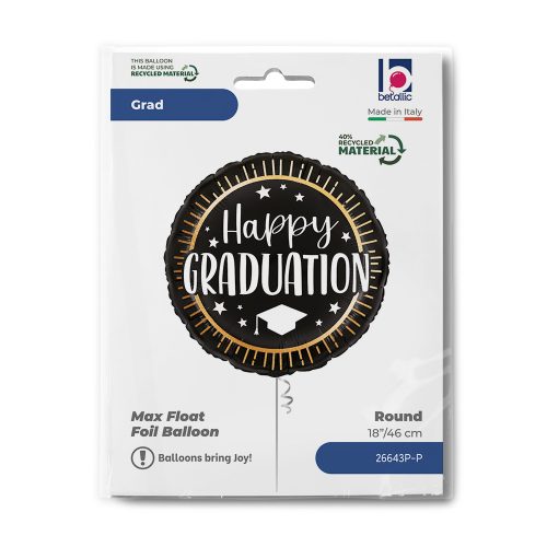 18'' Μπαλόνι Στρογγυλό Happy Graduation