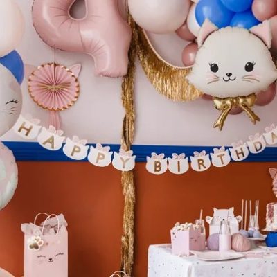 18'' Ροζ Μπαλόνι Kitty Happy Birthday