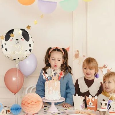 18'' Μπαλόνι Στρογγυλό Σκυλάκι Happy Birthday