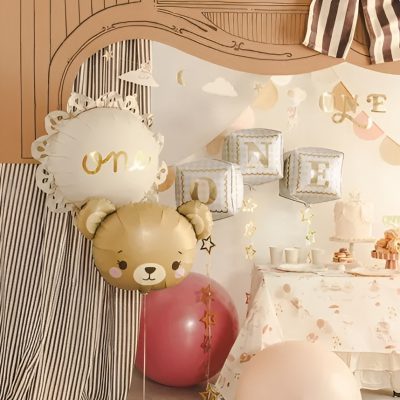 22'' Μπαλόνι Μπεζ Αρκουδάκι