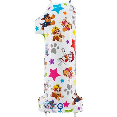 26″ Μπαλόνι Paw Patrol Αριθμός 1