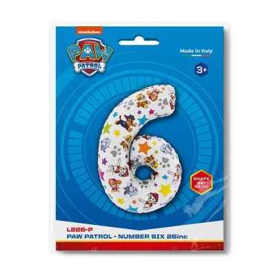 26″ Μπαλόνι Paw Patrol Αριθμός 6