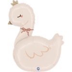 30'' Μπαλόνι Boho Κύκνος