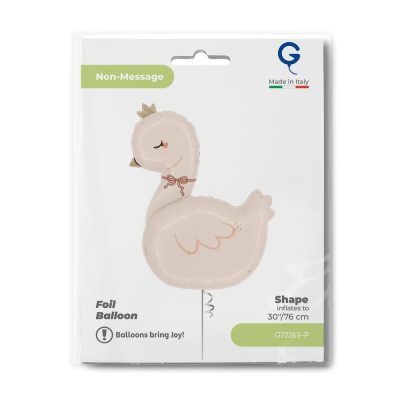 30'' Μπαλόνι Boho Κύκνος