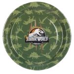 Χάρτινα Πιάτα φαγητού - Jurassic World 6 τεμ