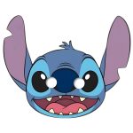 Χάρτινες Μάσκες Stitch & Angel 6 τεμ