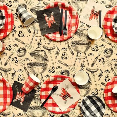 Χάρτινο Τραπεζομάντηλο - Grill 180x120