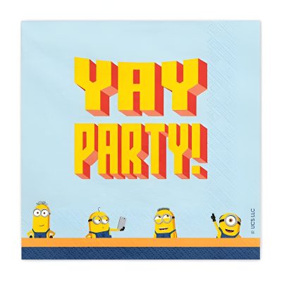 Χαρτοπετσέτες - Minions YaY Party 20 τεμ