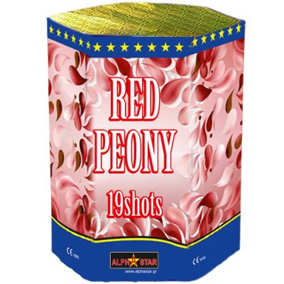 Εναέρια πυροτεχνήματα 19 βολών Red Peony