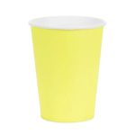 Κίτρινα Χάρτινα Ποτήρια 6 τεμ